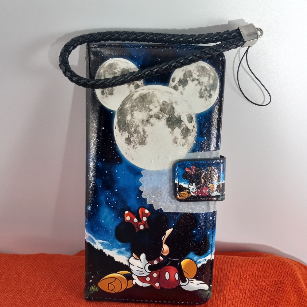 DISNEY MINNY& MICKEY CELL PHONE WALLET CASE 7PLUS/8 PLUS